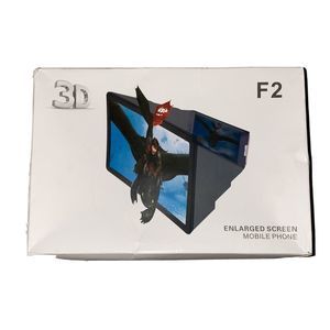 F2 3D Magic Box Portable Folding Mobile Phone Screen Magnifier NEW